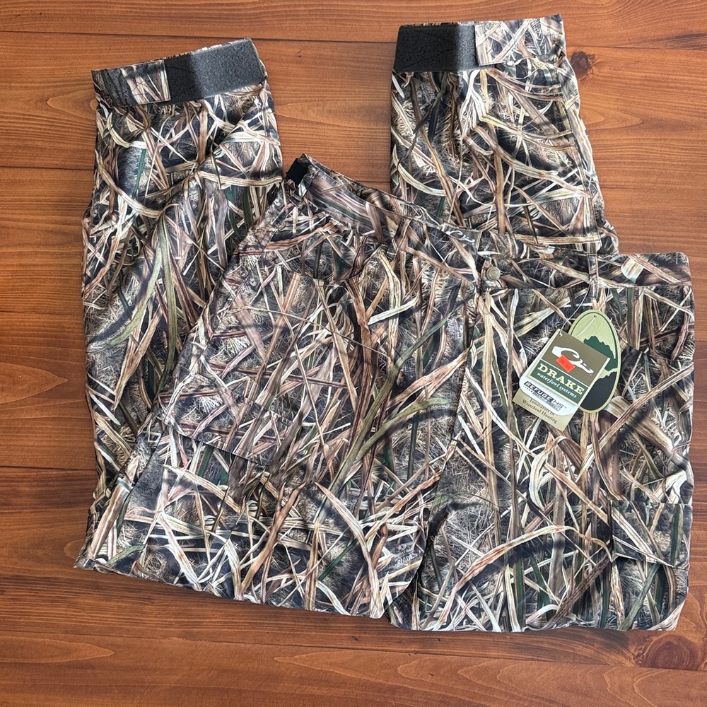 NWT Drake Waterfowl Systems Camouflage Pants